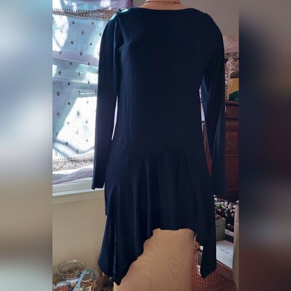 NWT Carlisle Asymmetrical Knit Mini Dress Size S - Picture 4 of 15